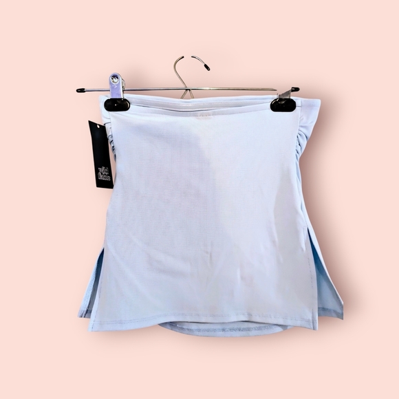 Wild Fable Light Blue Tube Crop Top - Picture 3 of 7